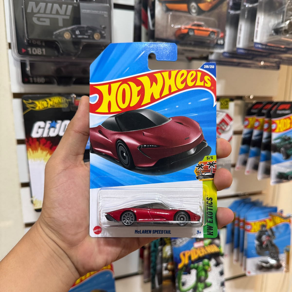 Hw Básico Mclaren Speedtail rojo